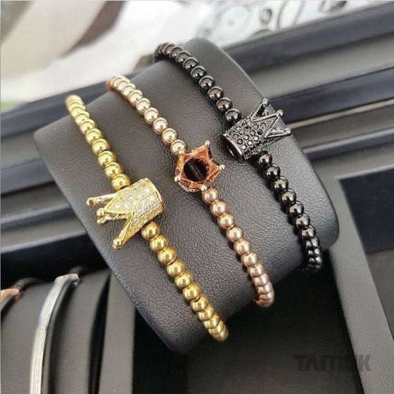 دستبند سیلور و تاج