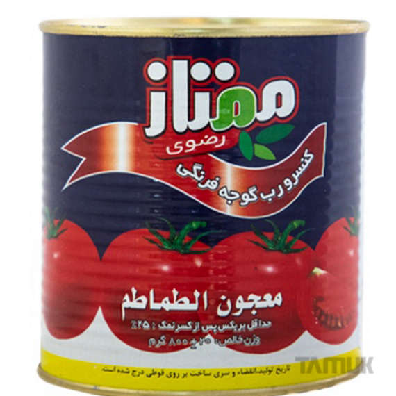 رب گوجه فرنگی ممتاز رضوی