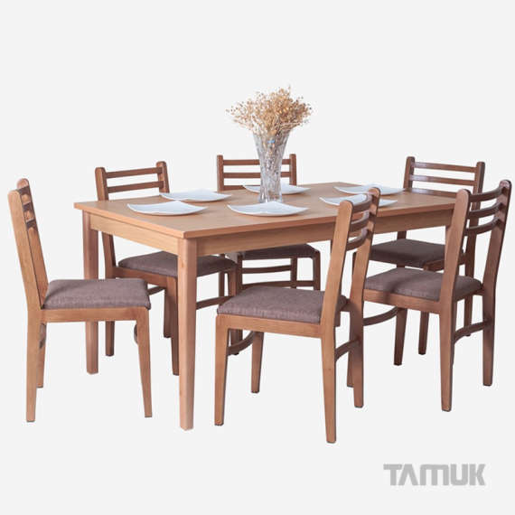 میز ناهار خوری 6 نفره توسکا